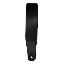 SEAGULL BLACK TOP-GRAIN LEATHER GUITAR STRAP 051328