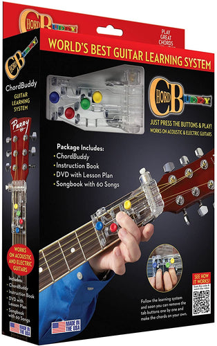 ChordBuddy USA Guitar Learning System with 100+ Song Book-(6679566090434)
