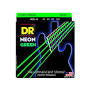 DR Strings NGB5-45 HI DEF NEON Medium GREEN Colored Bass Strings 45-125-(7861830713599)