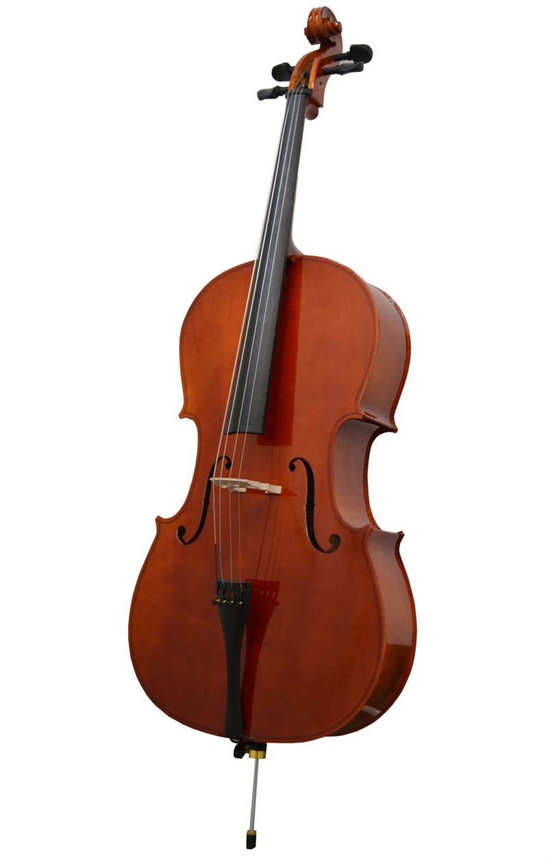 Student Cello Full Size Ensemble Complete w/Rosin, Bow & Carrying Case
