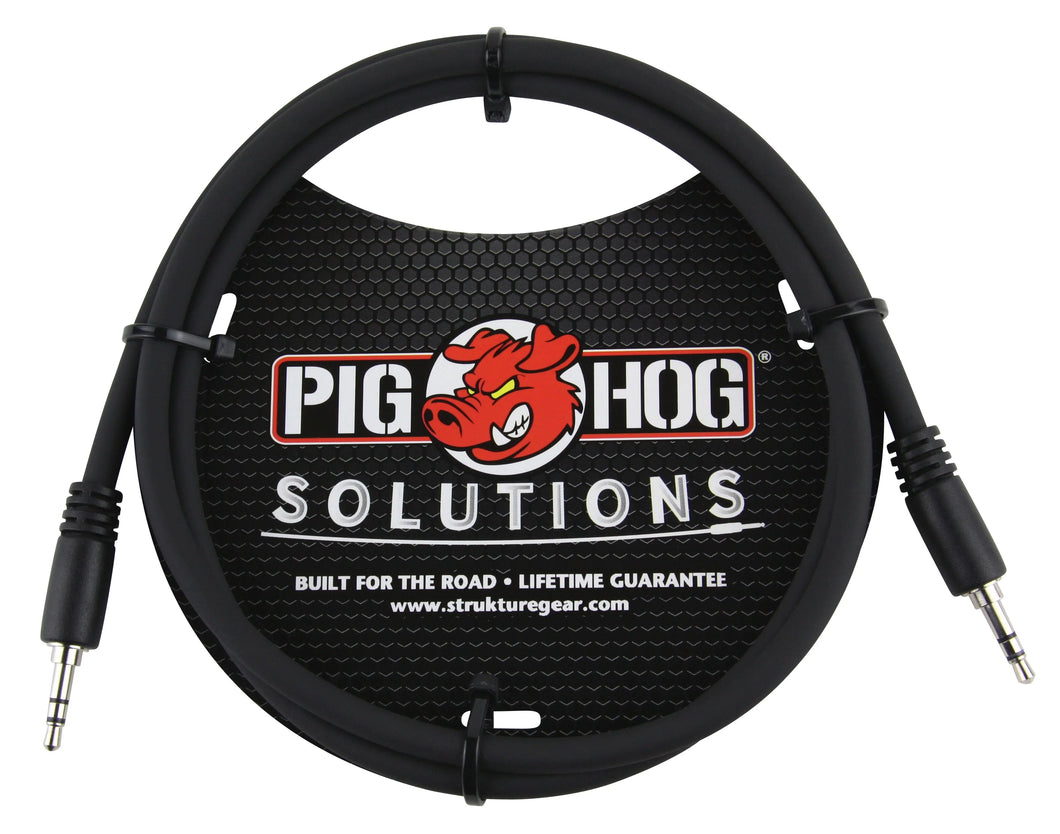 PIG HOG SOLUTIONS - TRS 3,5 MM À TRS 3,5 MM, CÂBLE DE 3 PI