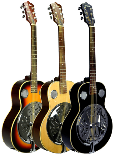 De Rosa USA Resonator Dobro Acoustic Electric Guitar-(6690695905474)