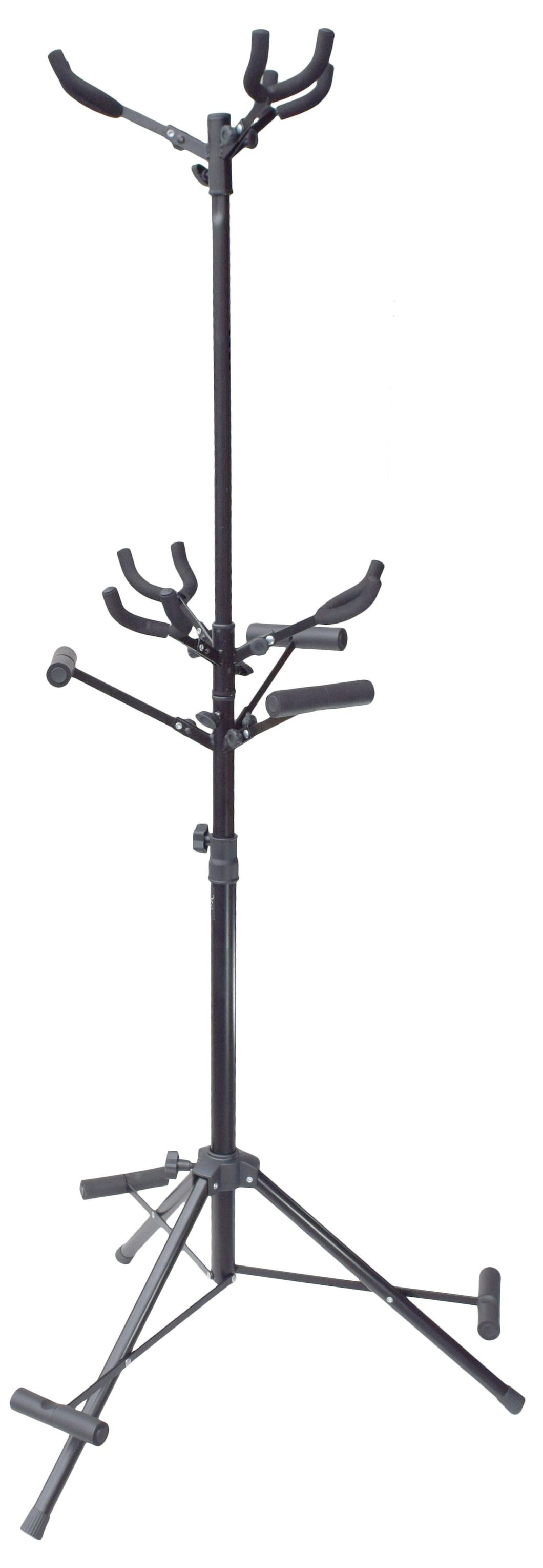 FOLDABLE TREE STAND FOR 6 GUITARS - BLACK