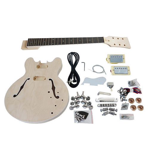 Custom 335 Jazz Style Electric Guitar DIY Kit-(6754479046850)