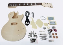 Load image into Gallery viewer, Custom Flame Maple Les Paul Style DIY Electric Guitar Kit-(6754473607362)
