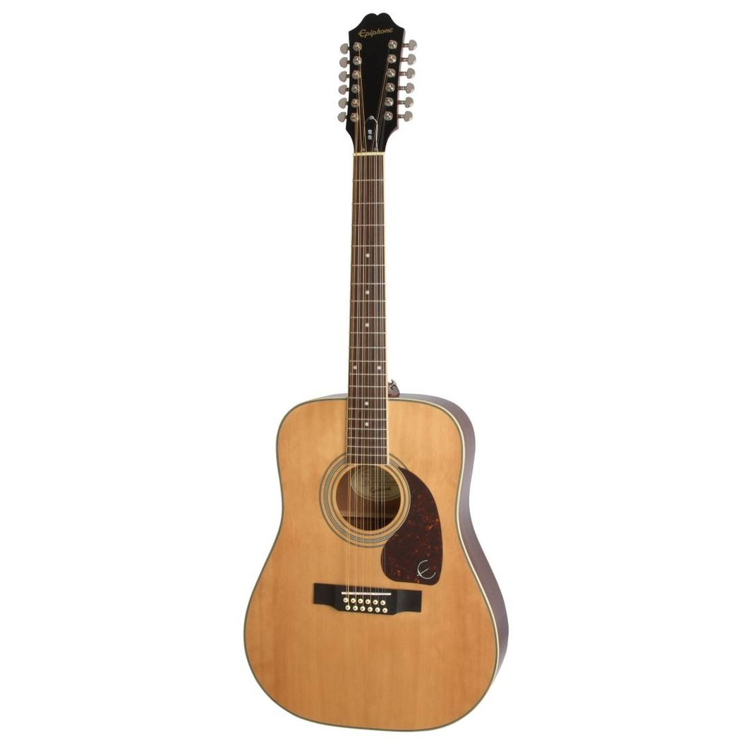 Epiphone DR-212 Songmaker 12-String Acoustic Guitar - Natural-(7757844578559)