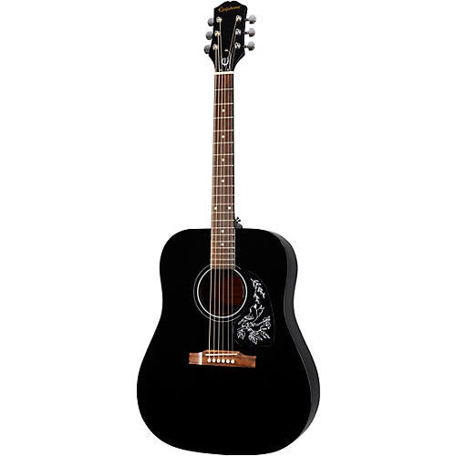 Epiphone Starling Acoustic Guitar - Ebony-(7757965885695)