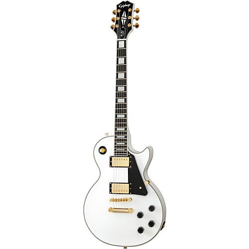 Epiphone Les Paul Custom Electric Guitar - Alpine White-(7777709293823)