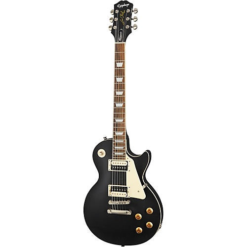 Epiphone Les Paul Classic Worn Electric Guitar - Worn Ebony-(7795090096383)