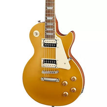 Charger l&#39;image dans la galerie, Epiphone Les Paul Classic Worn Electric Guitar - Worn Metallic Gold-(7763991822591)
