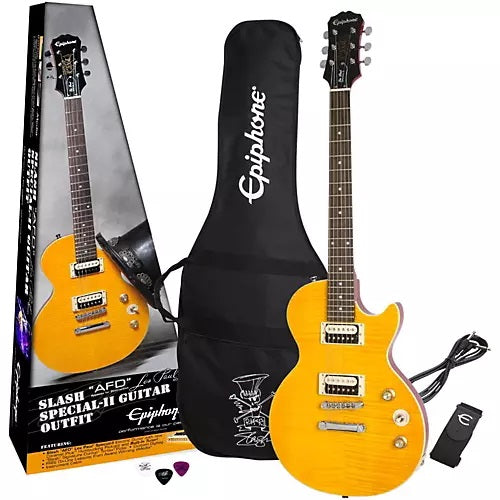 Epiphone Slash "AFD" Les Paul Special-II Outfit - Appetite Amber-(7757281329407)