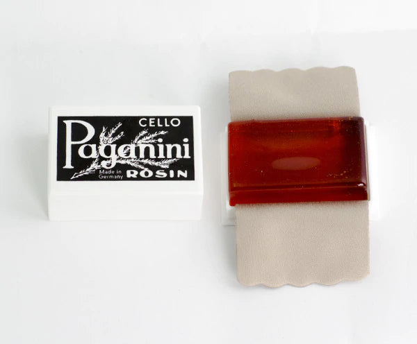 Colophane pour violoncelle Paganini avec couverture en tissu