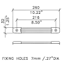 Load image into Gallery viewer, Wide Strap Handle - Nickel End Caps - Instrument/Case Handle
