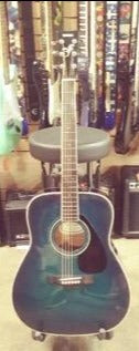 Yamaha FG-422 OBB Acoustic Guitar - Oriental Blue Burst - Pre Owned