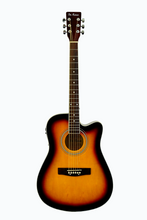 Load image into Gallery viewer, De Rosa USA Cutaway Acoustic-Electric Dreadnought Guitar Matte Finish
