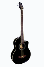 Charger l&#39;image dans la galerie, De Rosa USA 4 String Acoustic Cutaway Electric Bass Guitar Thin Line-(6206096015554)
