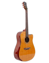 Charger l&#39;image dans la galerie, Glen Burton USA Deluxe Solid Top Cutaway Acoustic Dreadnought Guitare avec repose-bras biseauté Sable du désert
