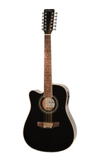 Load image into Gallery viewer, De Rosa USA 12 String Cutaway Dreadnought Acoustic Electric Guitar - Left Handed

