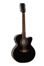 Charger l&#39;image dans la galerie, Glen Burton USA Guitare électrique acoustique Jumbo Body 12 cordes

