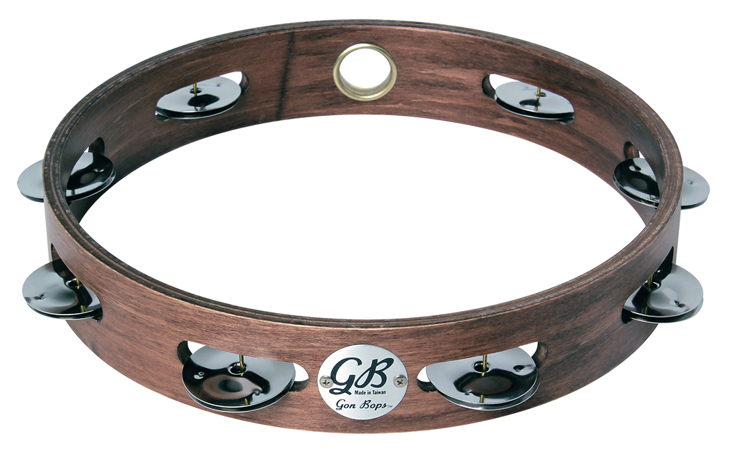 Gon Bops Single Row Wooden Tambourine