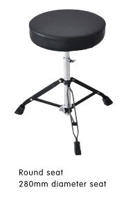 PDW DRUMS DG-10 Drum Throne with Round Seat Double Braced