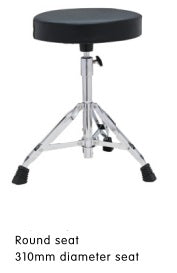 PDW DRUMS DG-3 Drum Throne with Round Seat Double Braced