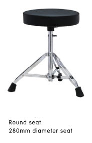 PDW DRUMS DG-4 Drum Throne with Round Seat Double Braced