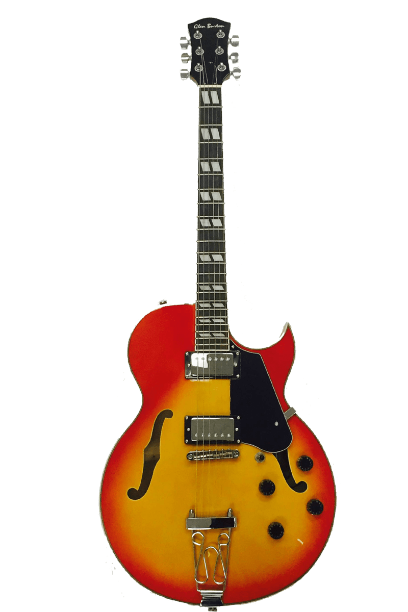 Glen burton semi hollow body guitar on sale