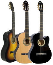 Load image into Gallery viewer, Huntington USA Cutaway Acoustic Electric Classical Guitar
