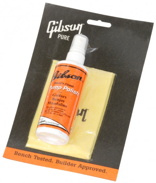 Gibson GG-950 Guitar Polish & Cloth Pump Bottle