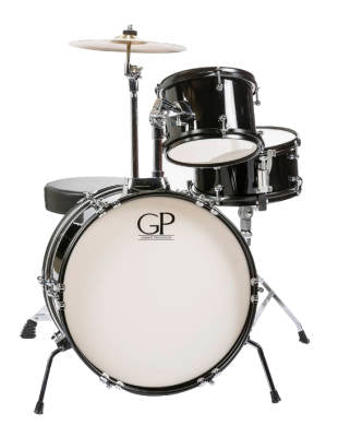 Granite Percussion JR3 3 Piece Junior Kit w/Cymbals, Throne & More