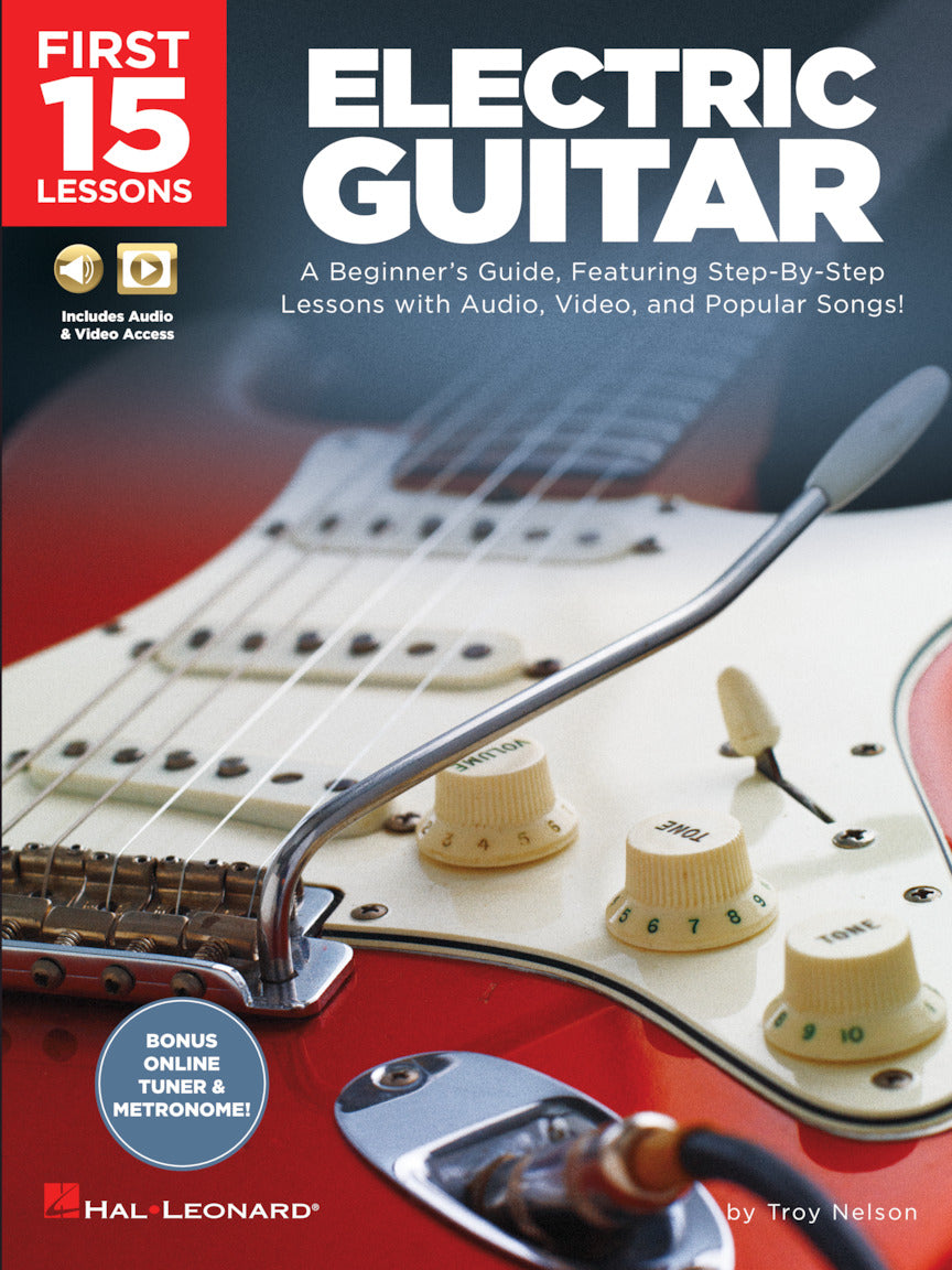 FIRST 15 LESSONS – ELECTRIC GUITAR-(6896357212354)