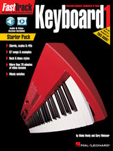 Load image into Gallery viewer, Hal Leonard FastTrack Keyboard – Book 1 Starter Pack Includes Method Book with Audio &amp; Video Online
