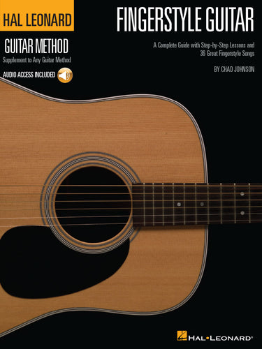 FINGERSTYLE GUITAR METHOD A Complete Guide with Step-by-Step Lessons and 36 Great Fingerstyle Songs-(6897339334850)