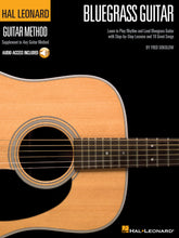 Load image into Gallery viewer, HAL LEONARD BLUEGRASS GUITAR METHOD Learn to Play Rhythm and Lead Bluegrass Guitar with Step-by-Step Lessons and 18 Great Songs
