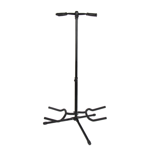 Deluxe Double Guitar Stand with Tripod Base-(6979600089282)