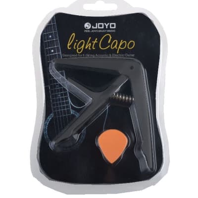 Joyo Quick Release Guitar Light Capo Black with FREE Pick