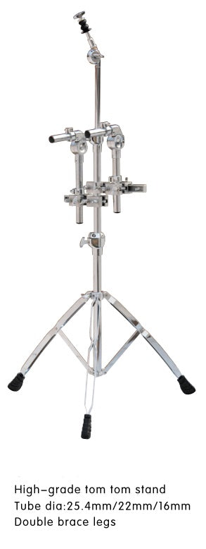 PDW DRUMS DJ-002 Double Tom / Cymbal Straight Stand Double Braced