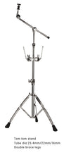 Load image into Gallery viewer, PDW DRUMS 9934 Style DJ-004 Heavy Duty Double Tom/Cymbal Stand with Cymbal Boom Arm
