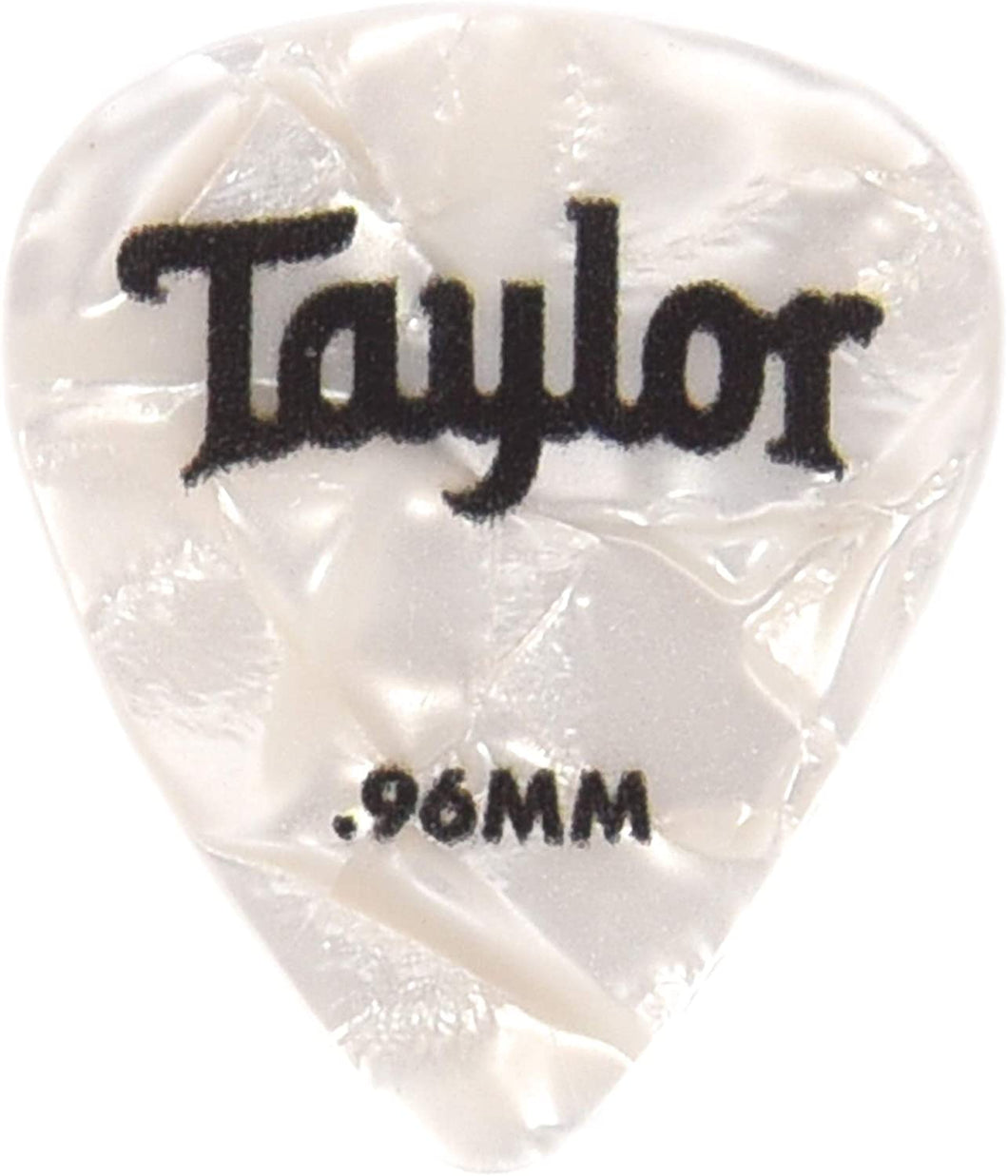 Taylor Picks - Celluloid 351, White Pearl, .96 mm, 12 Pack