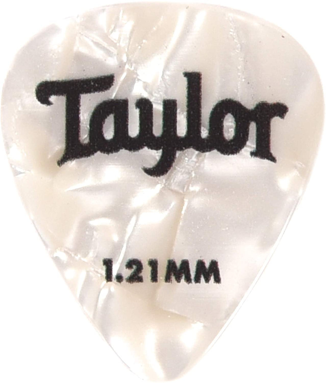 Taylor Picks - Celluloid 351, White Pearl, 1.21 mm, 12 Pack