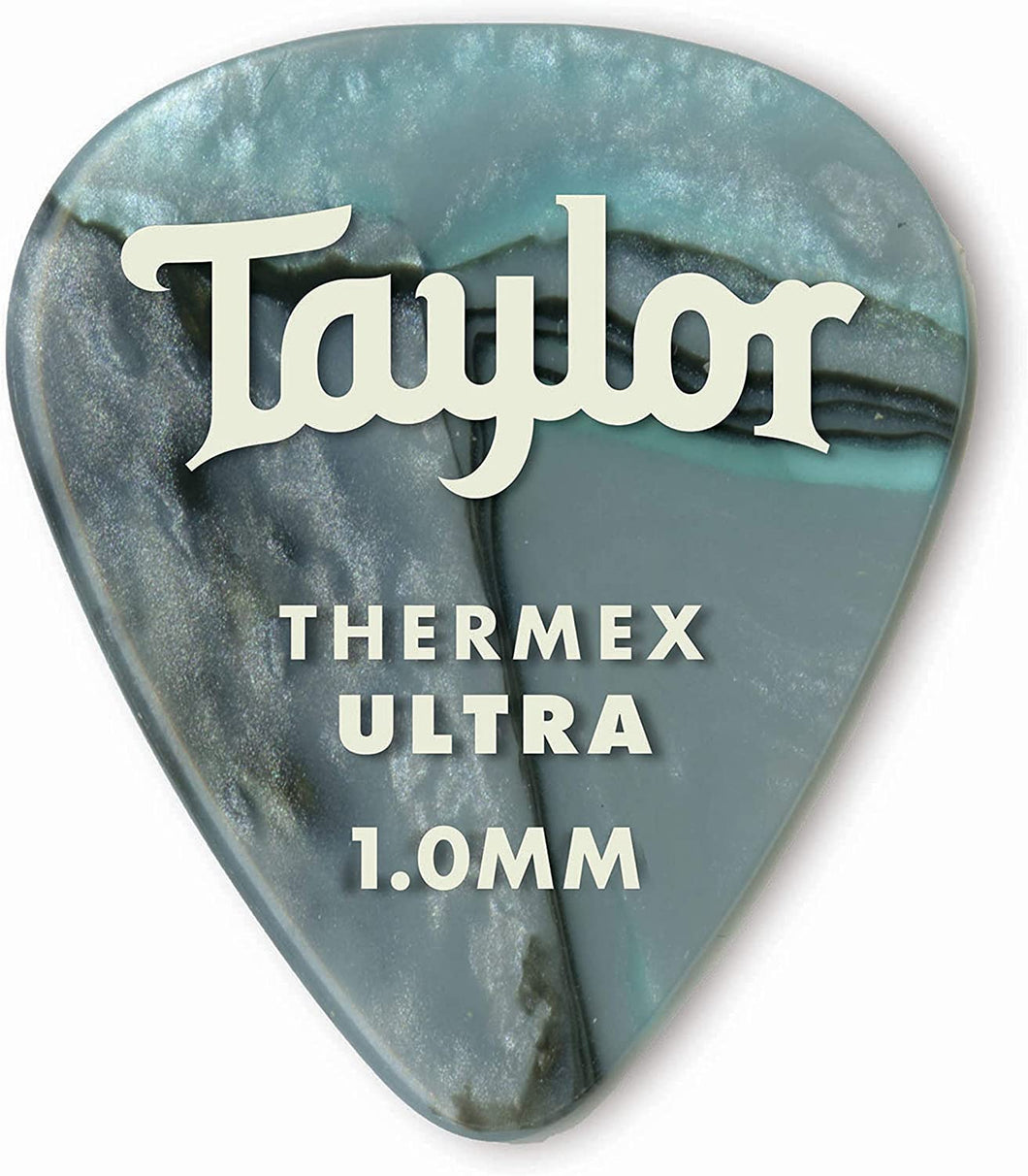 Taylor Picks - Premium 351 Thermex Ultra, Abalone, 1.0 mm, 6 Pack