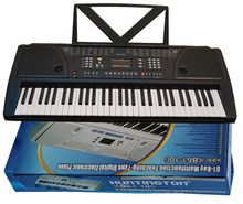 Load image into Gallery viewer, Huntington USA 61 Key Electric Keyboard with Music Rack &amp; AC Adaptor
