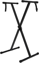 Load image into Gallery viewer, X Style Keyboard Stand Single Braced with Straps
