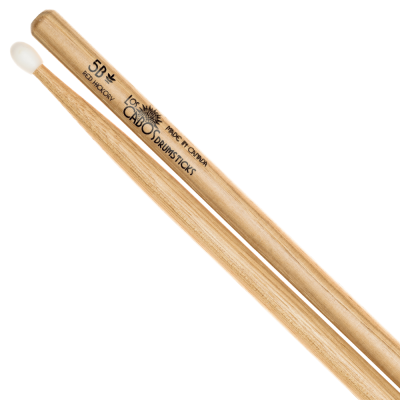 Los Cabos LCD5BRHNT 5B Red Hickory Nylon-Tipped Drumsticks MADE In CANADA