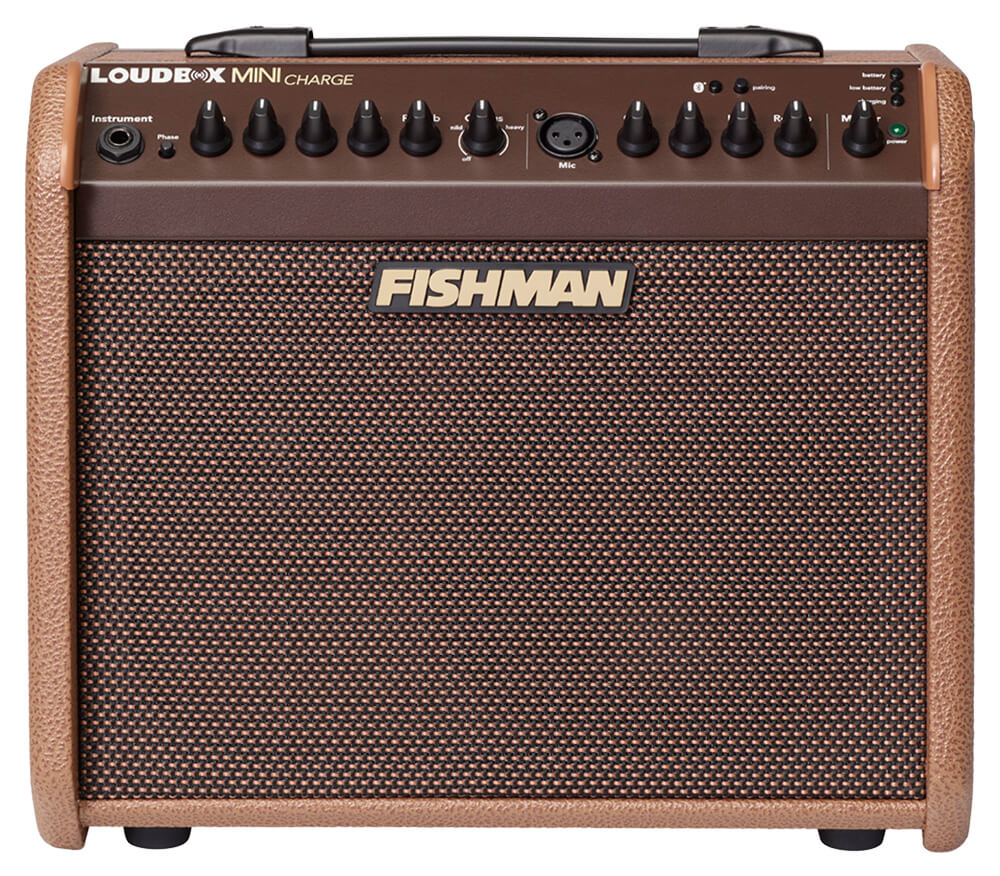 Fishman PRO-LBC-500 Loudbox Mini Charge 60 Watt Bluetooth Acoustic Guitar Amplifier Rechargable