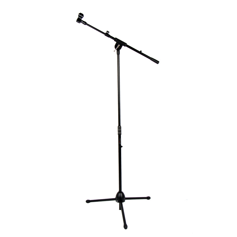 Heavy Duty Steel Tripod Boom Microphone Stand with Mic Clip