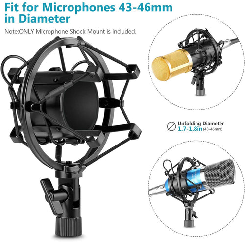 Deluxe Shock Mount Microphone Clip-(6979866198210)