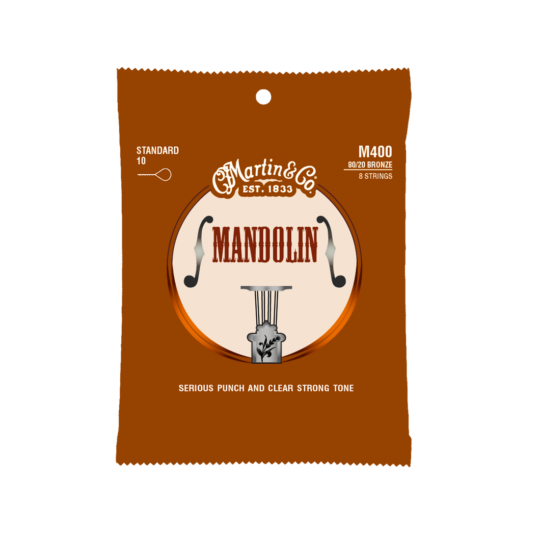 Martin M400 Mandolin Strings 80/20 Bronze Standard