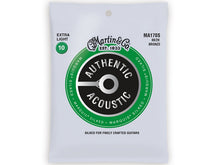 Load image into Gallery viewer, MARTIN MA170S EXTRA LIGHT 10 - 47 BRONZE 80/20 AUTHENTIC ACOUSTIC MARQUIS® SILKED GUITAR STRINGS
